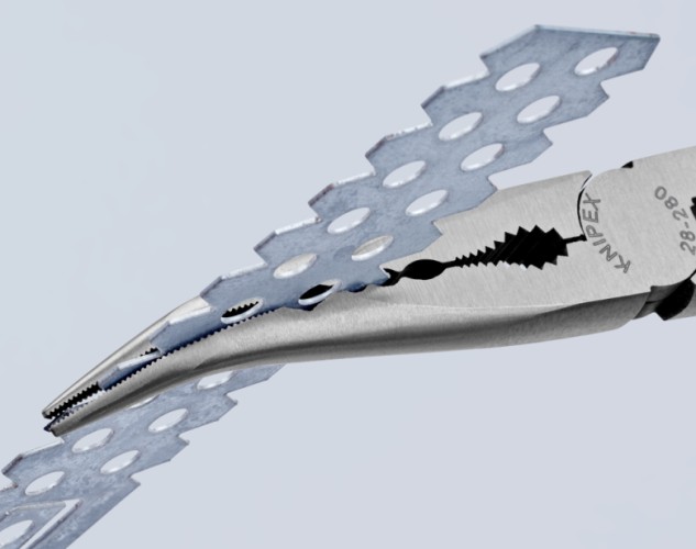 Плоскогубцы KNIPEX KN-2871280SB монтажные юстировочные, для труднодоступных мест, - изображение 4