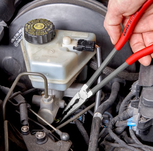 Плоскогубцы KNIPEX KN-2871280SB монтажные юстировочные, для труднодоступных мест, - изображение 5