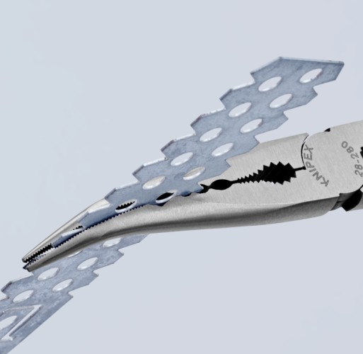 Плоскогубцы KNIPEX KN-2881280SB монтажные юстировочные, для труднодоступных мест, - изображение 3