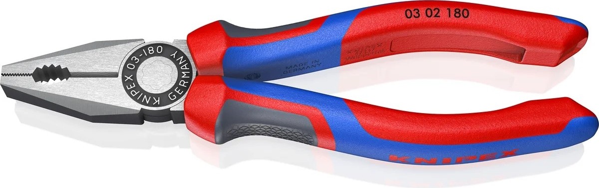 Плоскогубцы комбинированные KNIPEX 0302180 180 мм KN-0302180