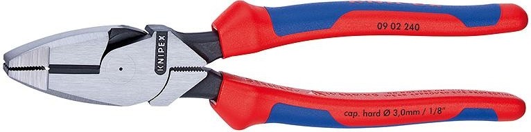 Плоскогубцы комбинированные силовые KNIPEX 0902240 240 мм KN-0902240