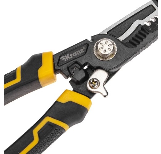 Плоскогубцы Kranz KR-12-4655-5 профессиональные многофункциональные 200мм - изображение 4
