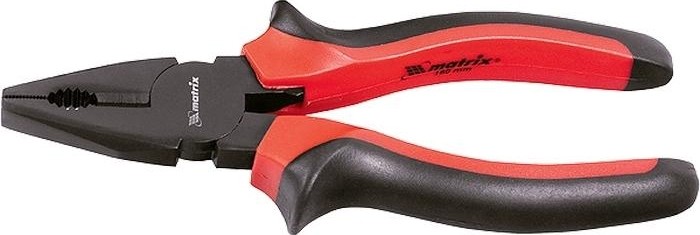 Плоскогубцы MATRIX "Black Nickel" 200 мм, двухкомпонентные рукоятки 16983 16983 - изображение 3