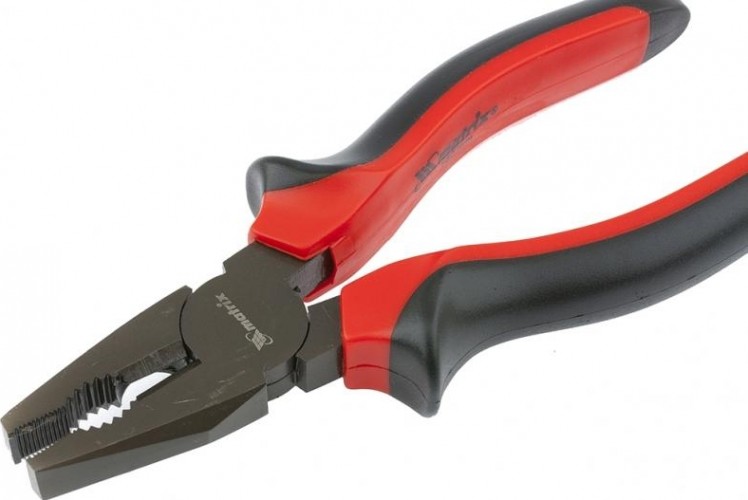 Плоскогубцы MATRIX "Black Nickel" 160 мм, двухкомпонентные рукоятки 16978 16978 - изображение 2