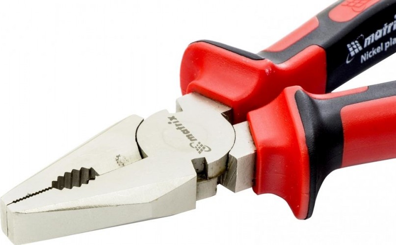 Плоскогубцы MATRIX "NICKEL" 160 мм, двухкомпонентные рукоятки 16902 16902 - изображение 3