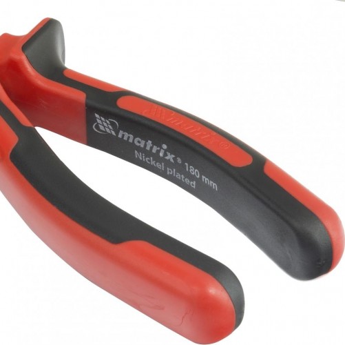 Плоскогубцы MATRIX "NICKEL" 180 мм, двухкомпонентные рукоятки 16904 16904 - изображение 2