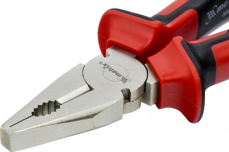 Плоскогубцы MATRIX "NICKEL" 200 мм, двухкомпонентные рукоятки 16906 16906 - изображение 2