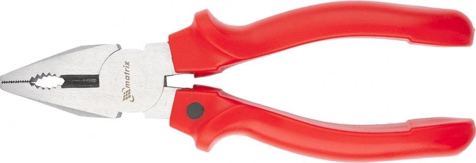 Плоскогубцы MATRIX "Standard" 180 мм, пластмассовые рукоятки 16970 16970