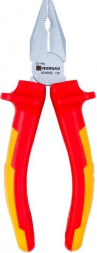 Плоскогубцы Norgau N246VDE-160 пассатижи силовые vde длина 160 мм, тип 067201116 - изображение 3