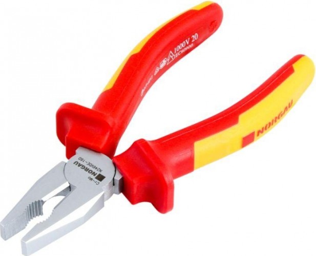 Плоскогубцы Norgau N246VDE-160 пассатижи силовые vde длина 160 мм, тип 067201116