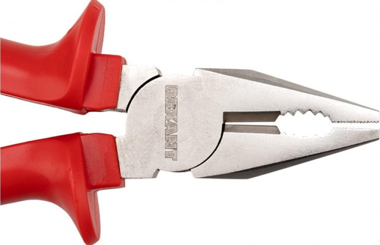 Плоскогубцы REXANT 12-4612 комбинированные 180 мм, двухкомпонентные рукоятки - изображение 5