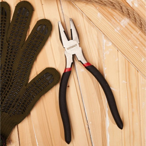 Плоскогубцы REXANT 12-4613-1 комбинированные 200 мм обливные рукоятки - изображение 2