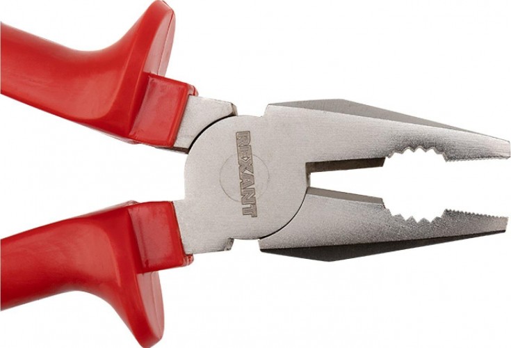 Плоскогубцы REXANT 12-4613 комбинированные 200 мм, двухкомпонентные рукоятки - изображение 5