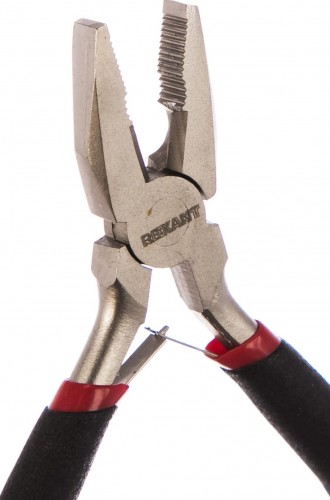 Плоскогубцы REXANT Мини 120 мм авторазжим, обливные рукоятки 12-4601 - изображение 4