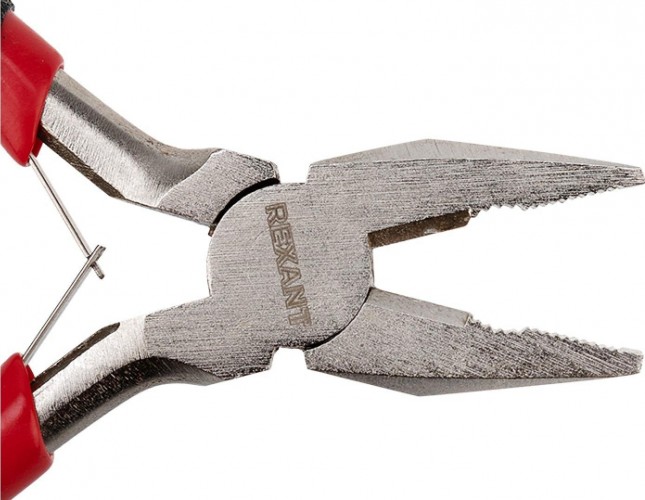 Плоскогубцы REXANT Мини 120 мм авторазжим, обливные рукоятки 12-4601 - изображение 5