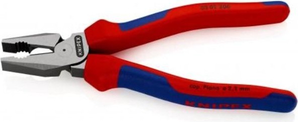 Плоскогубцы силовые KNIPEX 0202200SB 200 мм KN-0202200SB - изображение 2