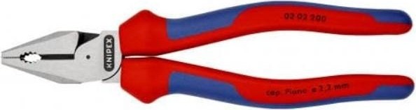 Плоскогубцы силовые KNIPEX 0202200SB 200 мм KN-0202200SB - изображение 3