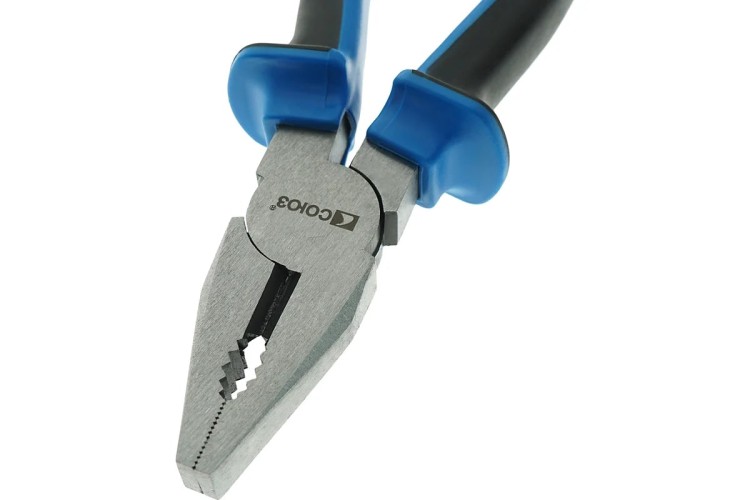 Плоскогубцы СОЮЗ 1200102С особо прочные губки, двухкомп. рукоятки, crv, 180 - изображение 4