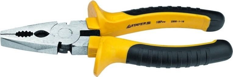 Плоскогубцы STAYER TOPGrip 180мм, 2205-1-18_z02