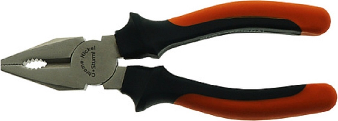 Плоскогубцы Sturm 1020-01-1-160 особо прочные губки, 2-х комп. рукоятки, 160мм