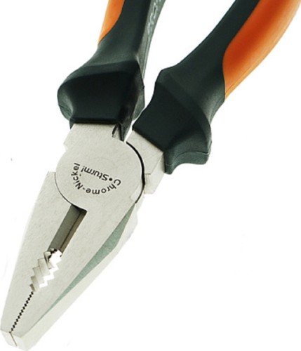 Плоскогубцы Sturm 1020-01-1-180 особо прочные губки, 2-х комп. рукоятки, 180мм - изображение 3