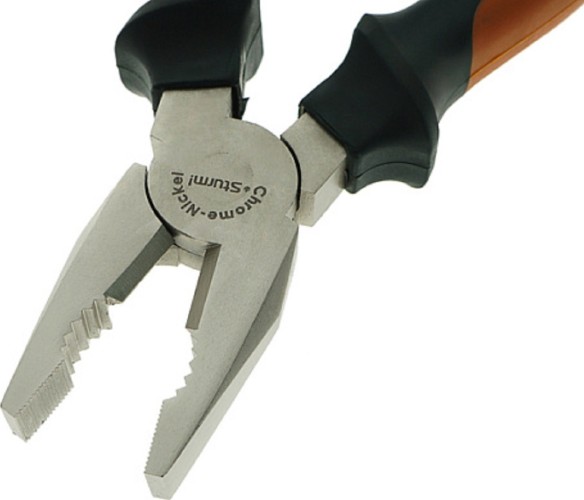 Плоскогубцы Sturm 1020-01-1-200 особо прочные губки, 2-х комп. рукоятки, 200мм - изображение 4