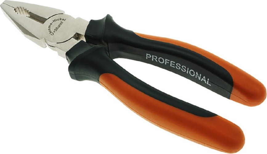 Плоскогубцы Sturm 1020-01-1-200 особо прочные губки, 2-х комп. рукоятки, 200мм - изображение 2