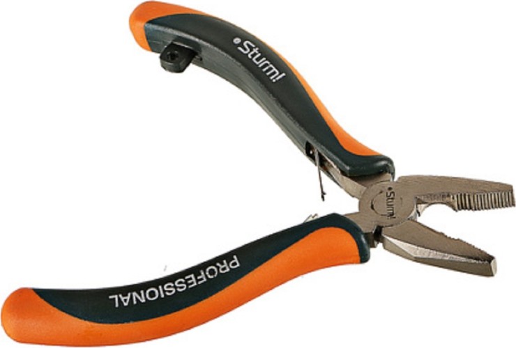 Плоскогубцы Sturm 1030-05-1-115 2-х комп. рукоятки, пружин. механизм 115мм - изображение 3