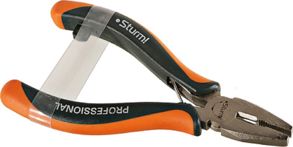 Плоскогубцы Sturm 1030-05-1-115 2-х комп. рукоятки, пружин. механизм 115мм - изображение 2