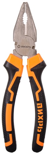 Плоскогубцы ВИХРЬ 180мм. рукоятки 73/6/3/7