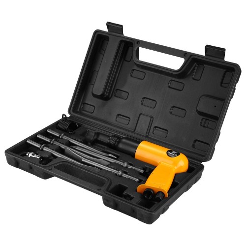 Пневмомолоток DEKO DKPT04 SET3 3 в чемодане с набором 8 предметов 018-1104