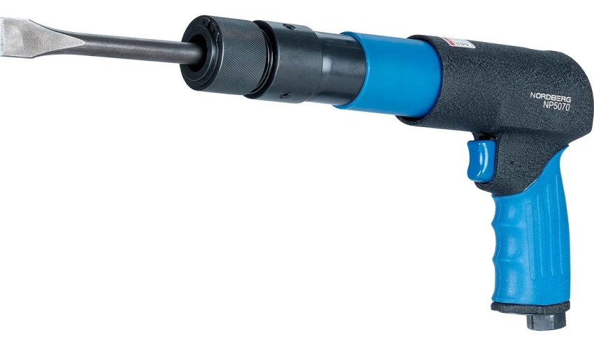 Пневмомолоток NORDBERG NP5070K 250мм с комплектом насадок и быстросъемн. держател ЦБ-00019683