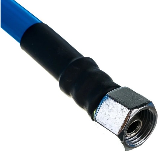 Пневмошланг BERGER BG1401 спиральный полиуретановый 8x12 мм, 10 м, резьба F1 - изображение 2