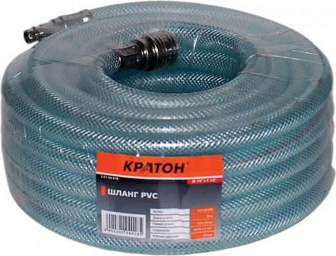 Пневмошланг КРАТОН PVC 10 м 3 01 04 018