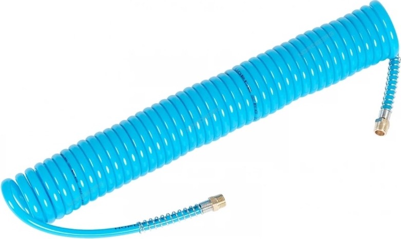 Пневмошланг NORDBERG HS0606PU спиральный полиуретановый диам. 6х8мм, 6 м ЦБ-00016529