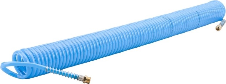 Пневмошланг NORDBERG HS0612PU спиральный полиуретановый диам. 6х8мм, 12 м ЦБ-00016530