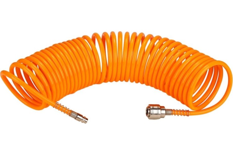 Пневмошланг спиральный DEKO DKAH10 (10 м, 8х5 мм) 018-0920