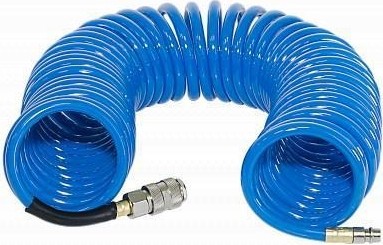 Пневмошланг спиральный FUBAG 5м 15 бар 6x10 мм (рапид полиуретан) 170300 8641908