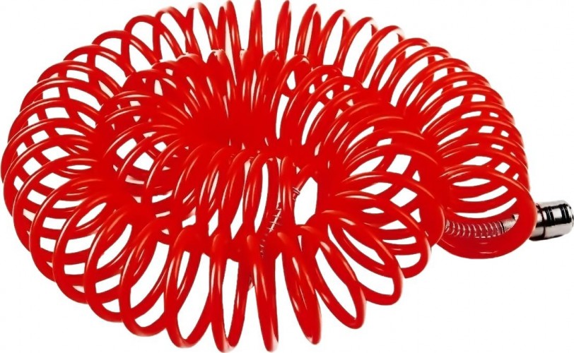 Пневмошланг спиральный QUATTRO ELEMENTI 15 метров разъем euro 770-957