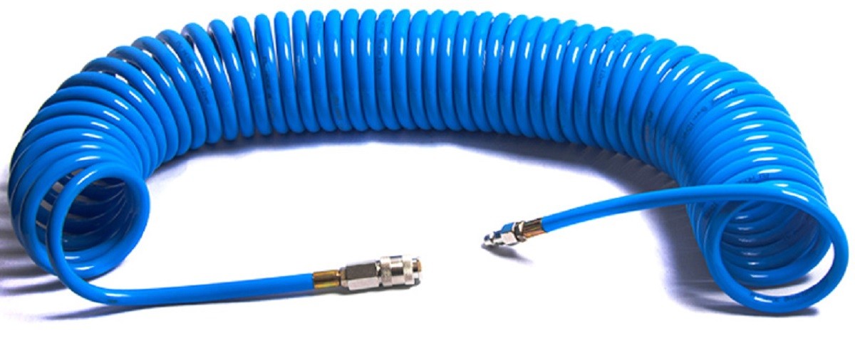Пневмошланг спиральный воздушный СТАНКОИМПОРТ HS121715 12/17 мм 15 м