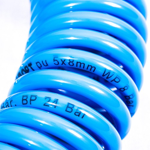 Пневмошланг спиральный воздушный СТАНКОИМПОРТ HS050810 05/08 мм 10 м - изображение 3