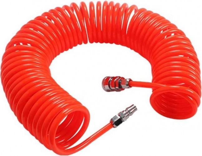 Пневмошланг спиральный ZITREK 10м. 5*8 018-0917