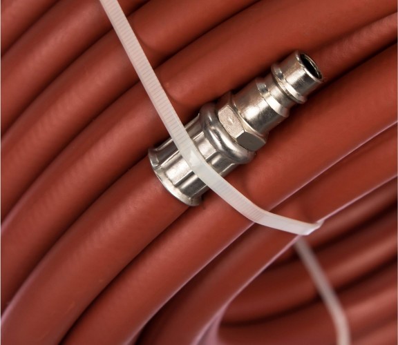 Пневмошланг STELS 20 м резиновый, 10x16мм, 24 бар, армированный, быстросъ 57023 - изображение 3