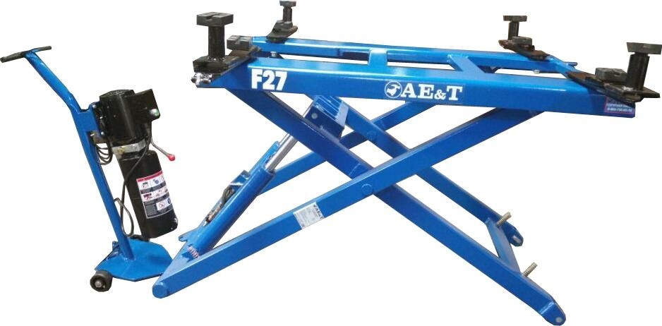 Подъемник AE&T F27 электрогидравлический, мобильный, ножничный 380В F27 (380)