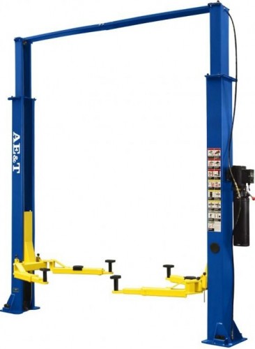 Подъемник автомобильный AE&T S4B-2 2-хстоечный 4 т (с верхней мех. синхрониз.) 220В S4B-2 (220)