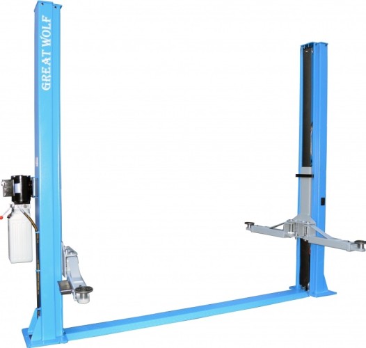 Подъемник автомобильный GREAT WOLF GW-F4000 380 2х стоечный, электрогидравлический