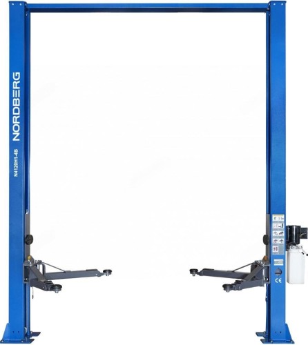 Подъемник автомобильный NORDBERG N4120H-4B_3 двухстоечный 4 т, верхняя синхронизация, H=3,6 м,  N4120H-4B_3+2_380