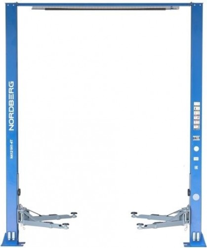 Подъемник автомобильный NORDBERG N4121H-4T двухстоечный 4 т с верхней синхронизацией (380В) ЦБ-00012205