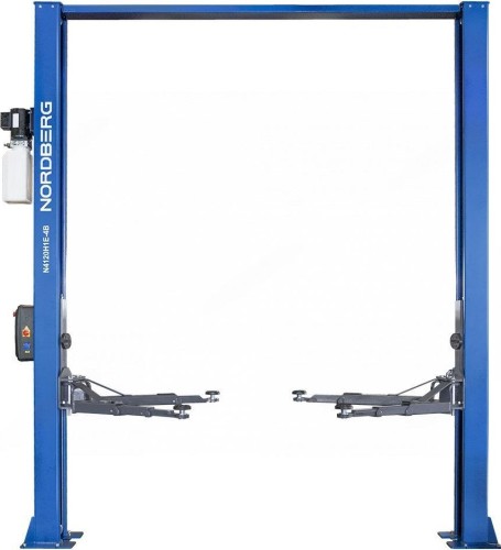 Подъемник автомобильный NORDBERG N4120H1E-4B_3 двухстоечный 4 т, верхняя синхронизация, с электро N4120H1E-4B_3+2_380