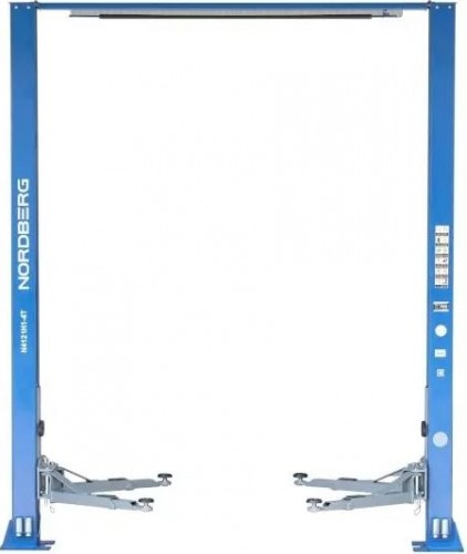 Подъемник автомобильный NORDBERG N4120H1E-4B 380v 2х стоечный 4т синий ЦБ-00012291